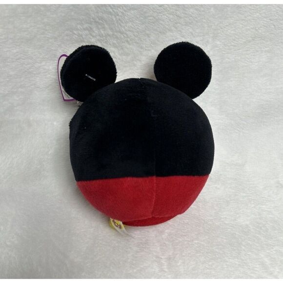 TY Beanie Ballz Disney Mickey Mouse Plush Stuffed Toy Round Ball 7" - Picture 6 of 6